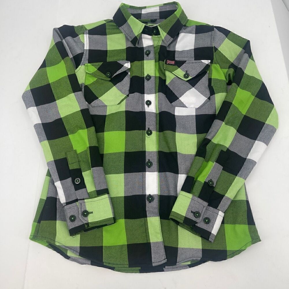 DIXXON DRAGULA FLANNEL Women’s Sz S NWOT